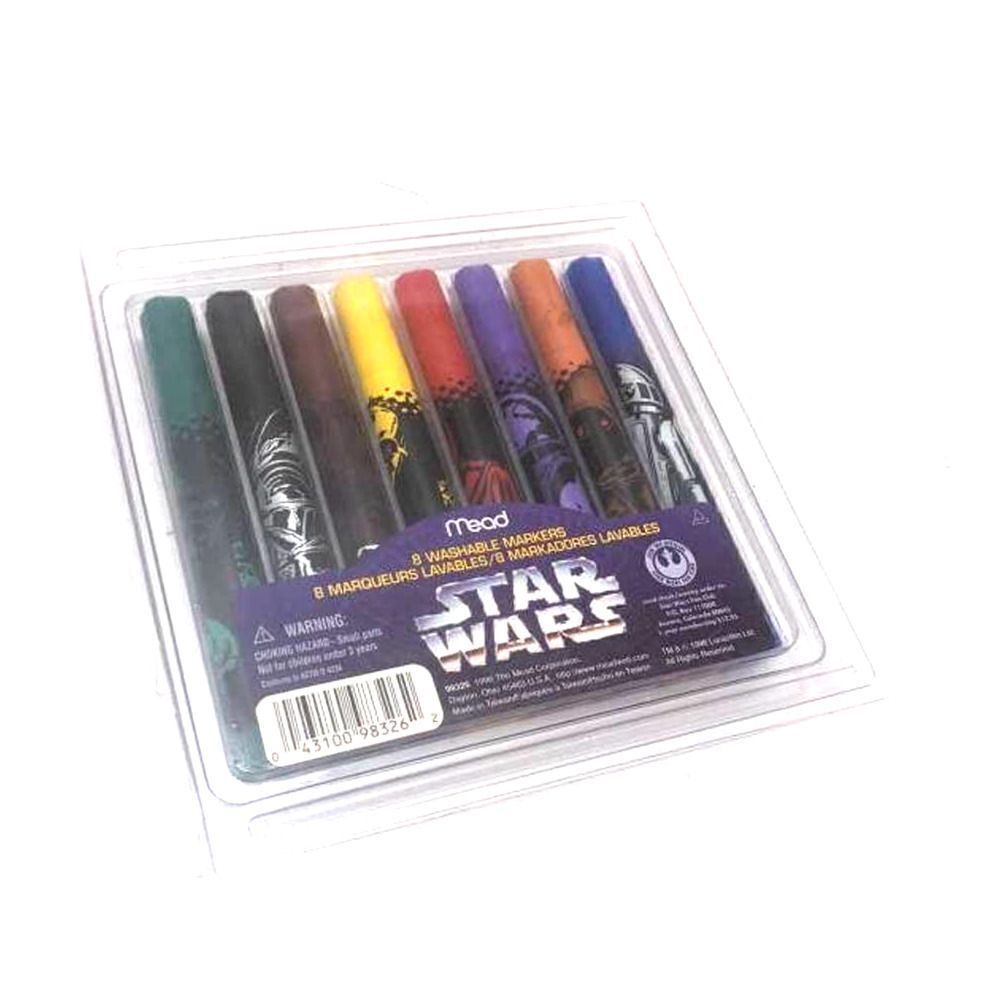 Star Wars Washable Markers Mead Vintage 1996‎